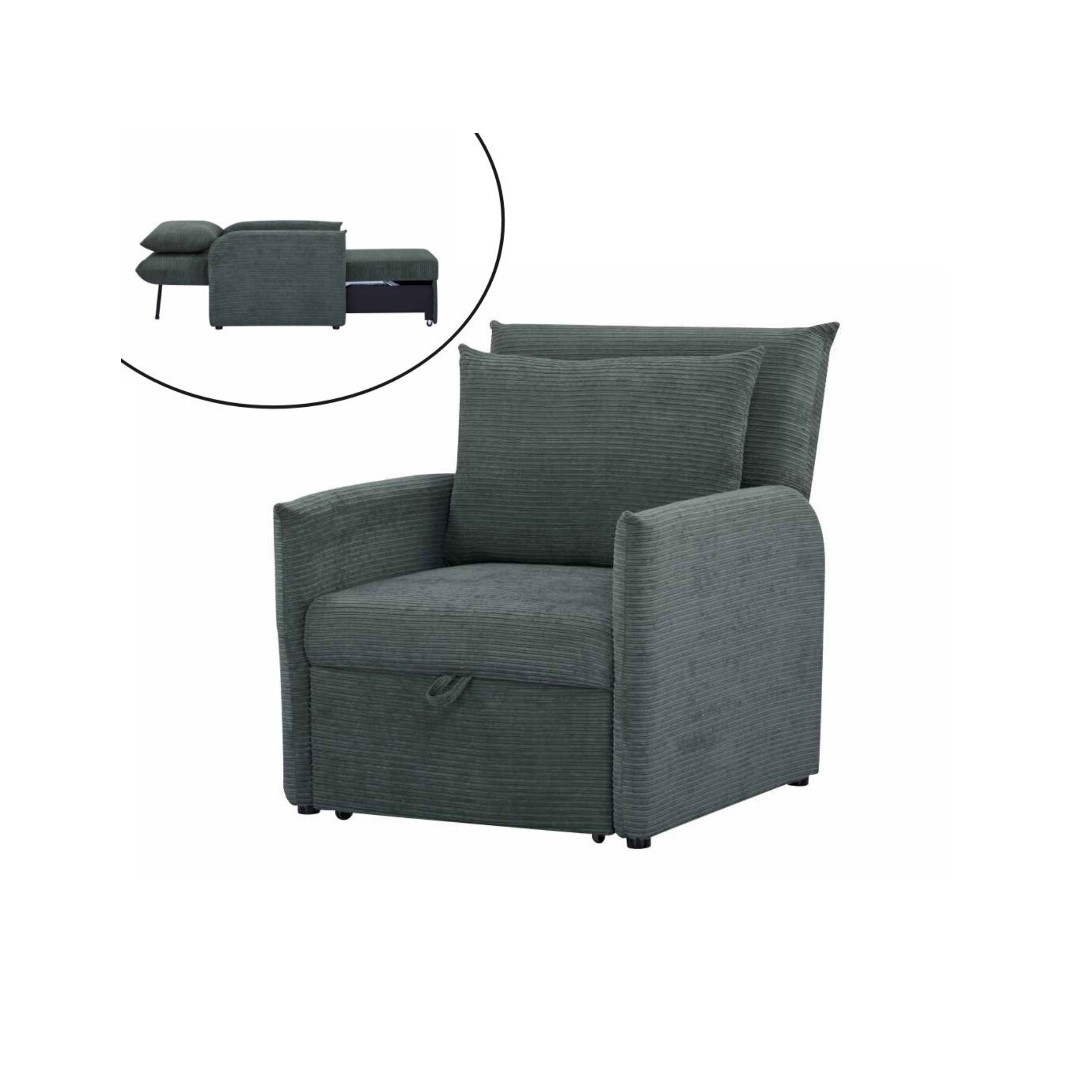 Miegamas fotelis KAMPIS