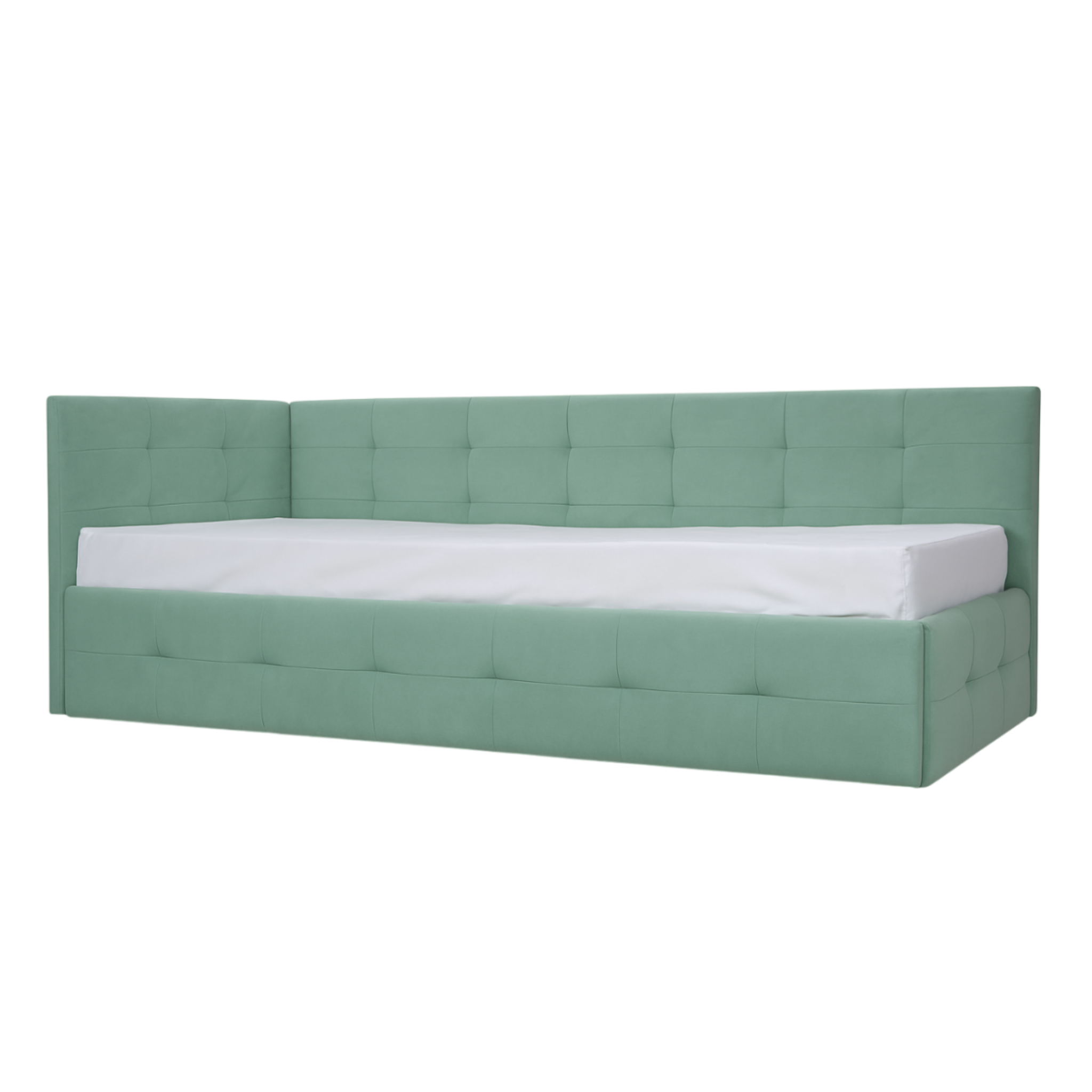 Viengulė Lova „BOSTON“ su čiužiniu