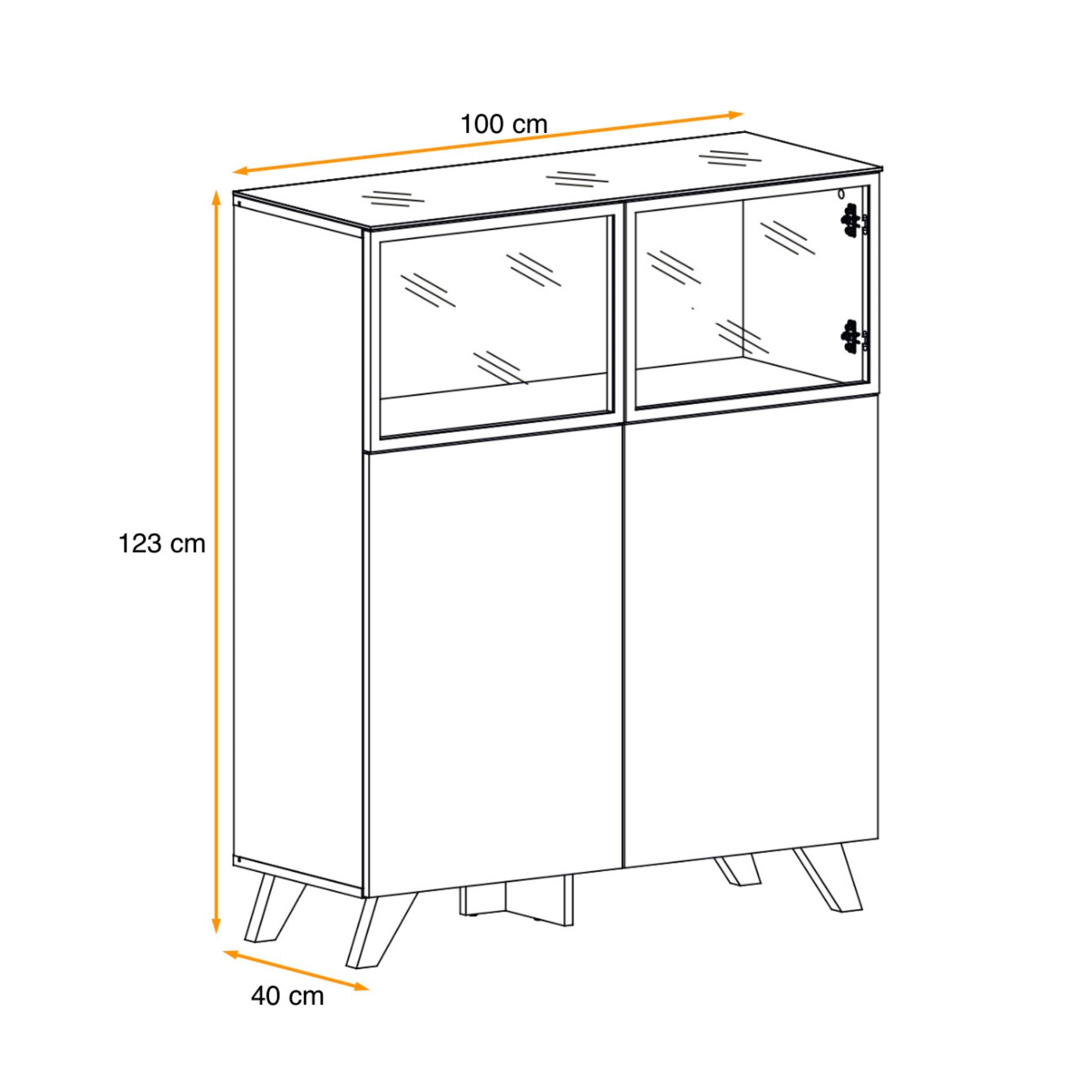 Nišinė vitrina "THIN"