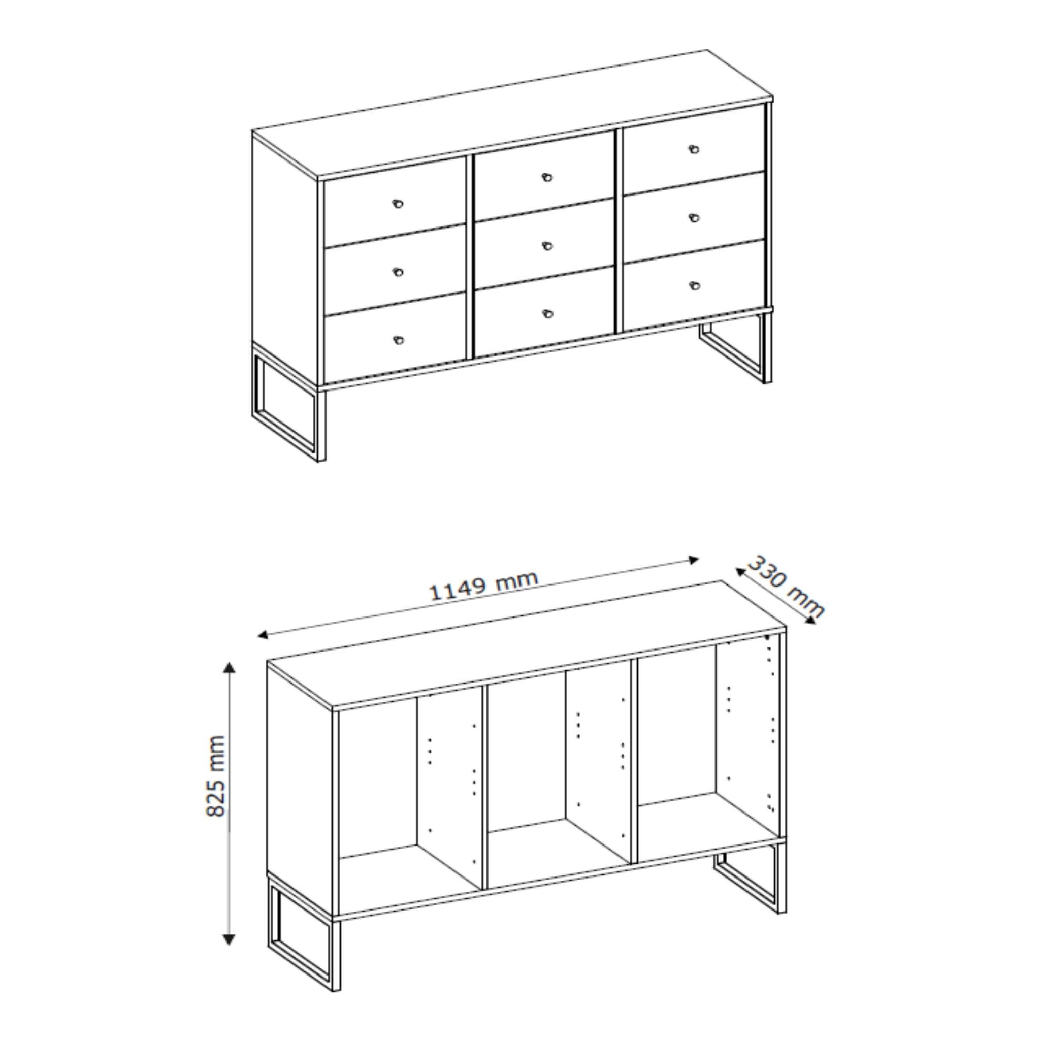 Komoda LINEA CABINET 9S