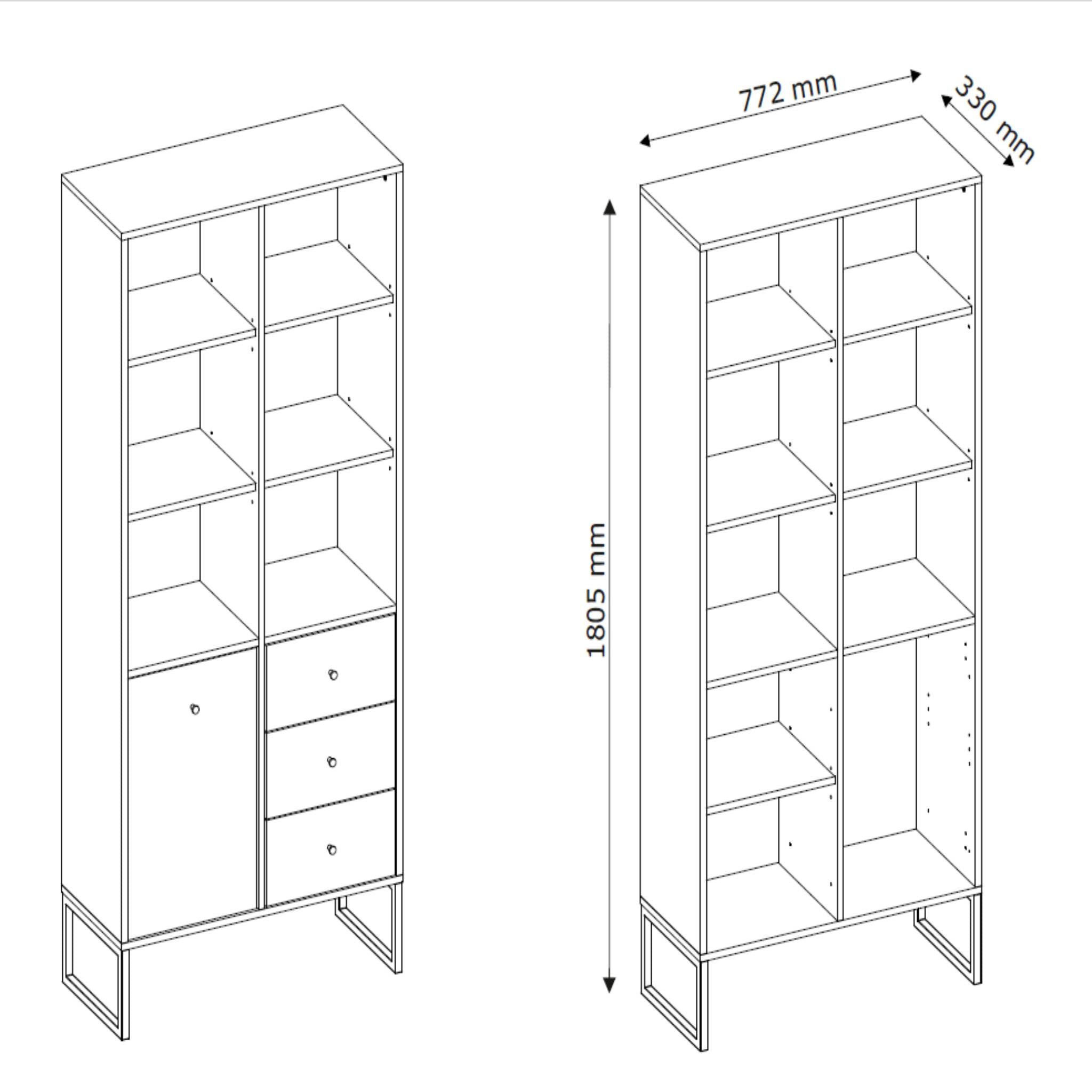 Pastatoma lentyna LINEA 1D3S