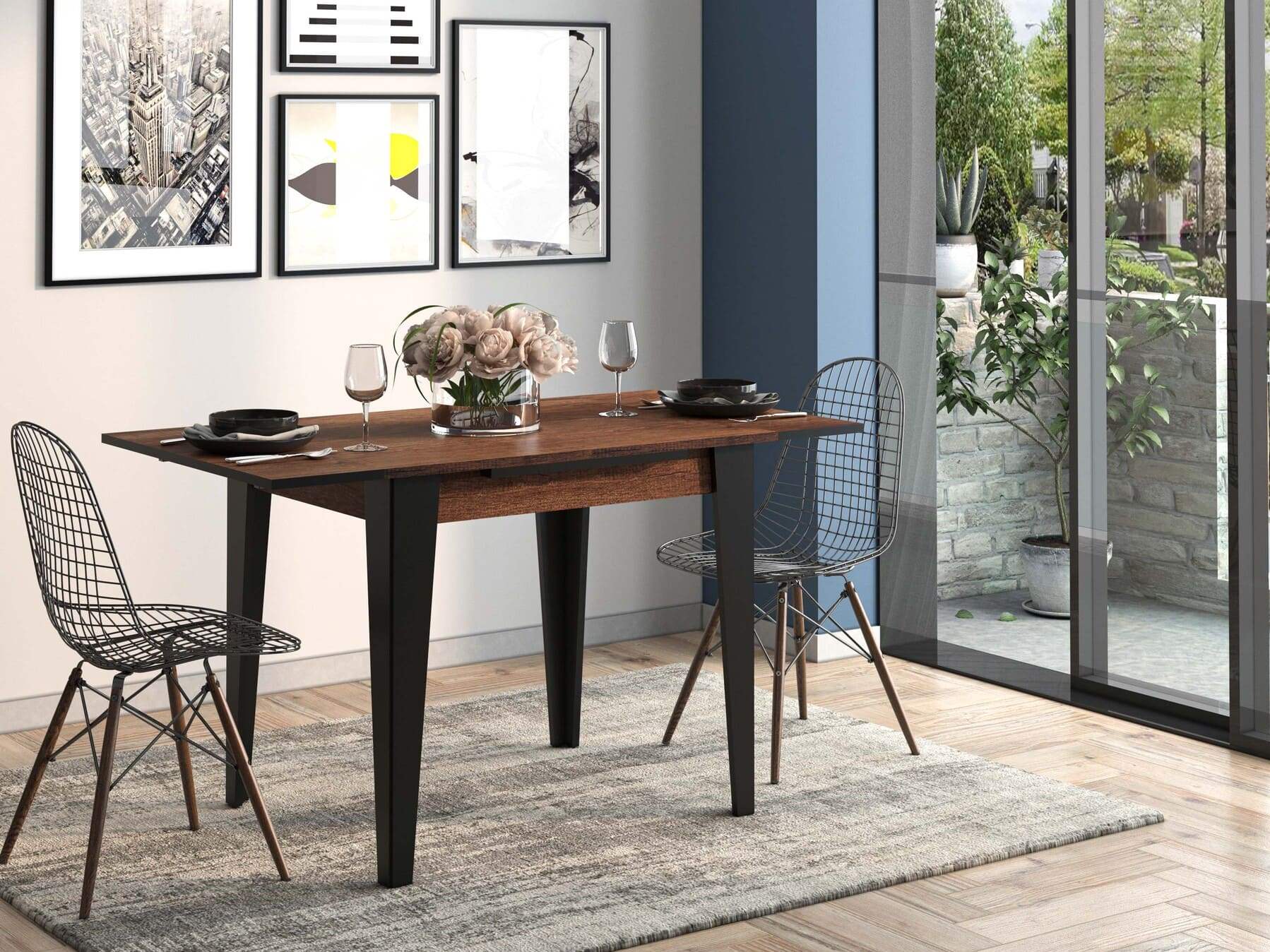 Ištiesiamas stalas BEGUM-90