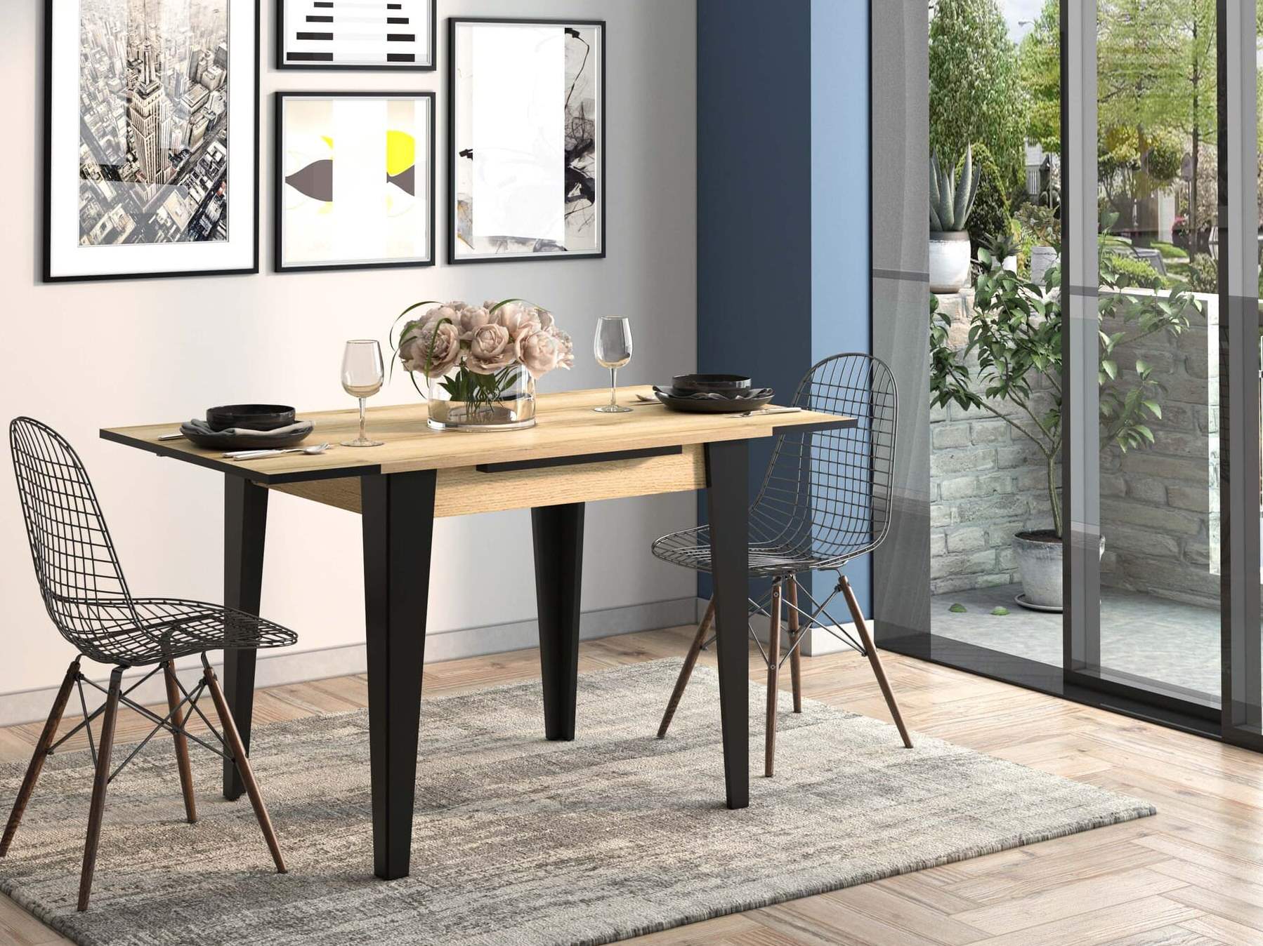 Ištiesiamas stalas BEGUM-90