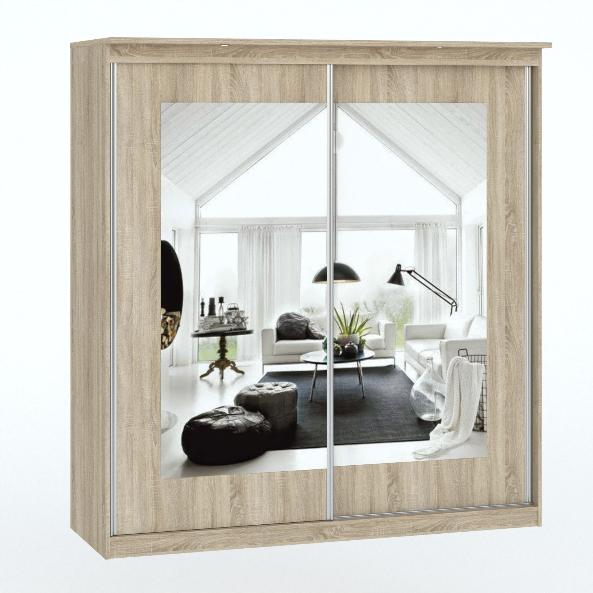 Spinta MORTY 2D2L/180 su veidrodžiu