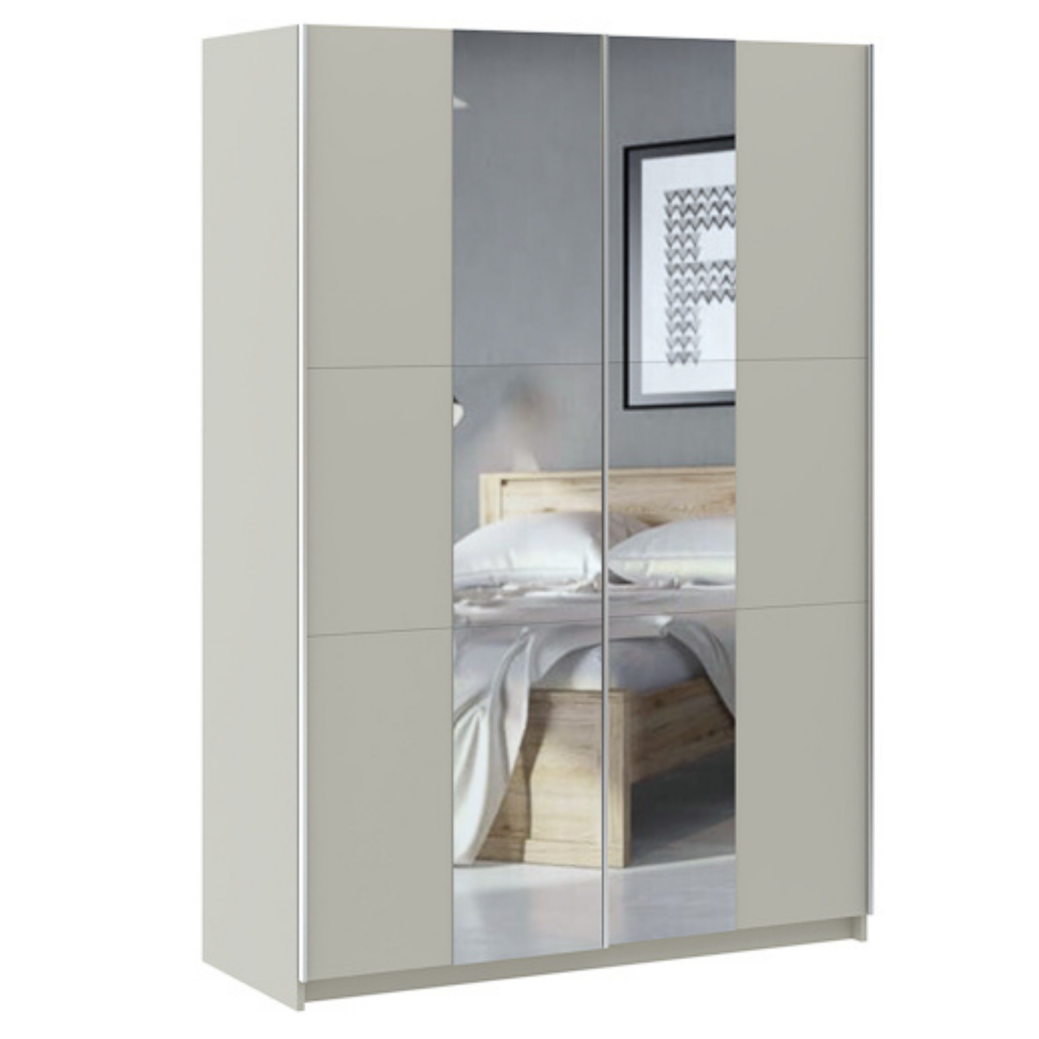 Spinta LUSE su veidrodžiu